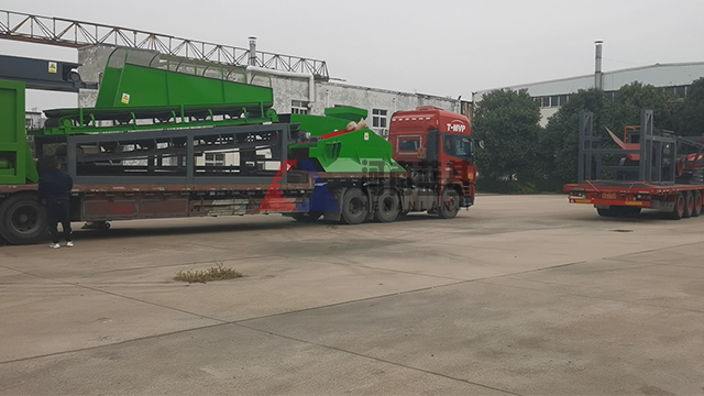 垃圾分選處理設(shè)備發(fā)往湖南張家界，開(kāi)啟新旅程